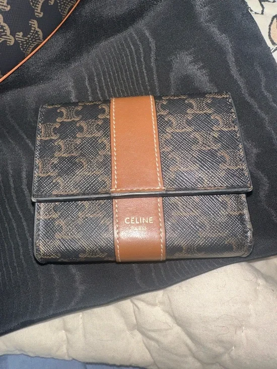 Celine Brown Macadam triumphe  Ava bag like new - Picture 11 of 14